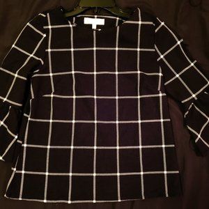 Jude Connally Top with flutter sleeves